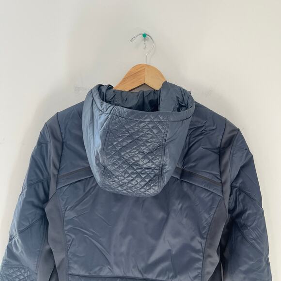 Athleta Rock Rige PrimaLoft Blue Quilted Jacket Size Small - Picture 7 of 8